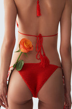 Essential Bikini Set Cherry Red