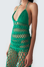 Spagetti Club Mini Dress Grass